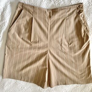 Vintage Claus striped shorts.